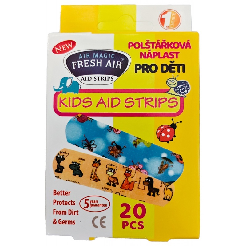 Fresh Air polštářkové náplasti Kids 20 ks – zvířátka