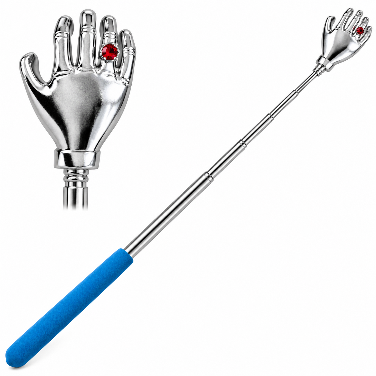 Výsuvné drbátko RUKA, Nakida 2651 s měkkou rukojetí, 21–57,5 cm