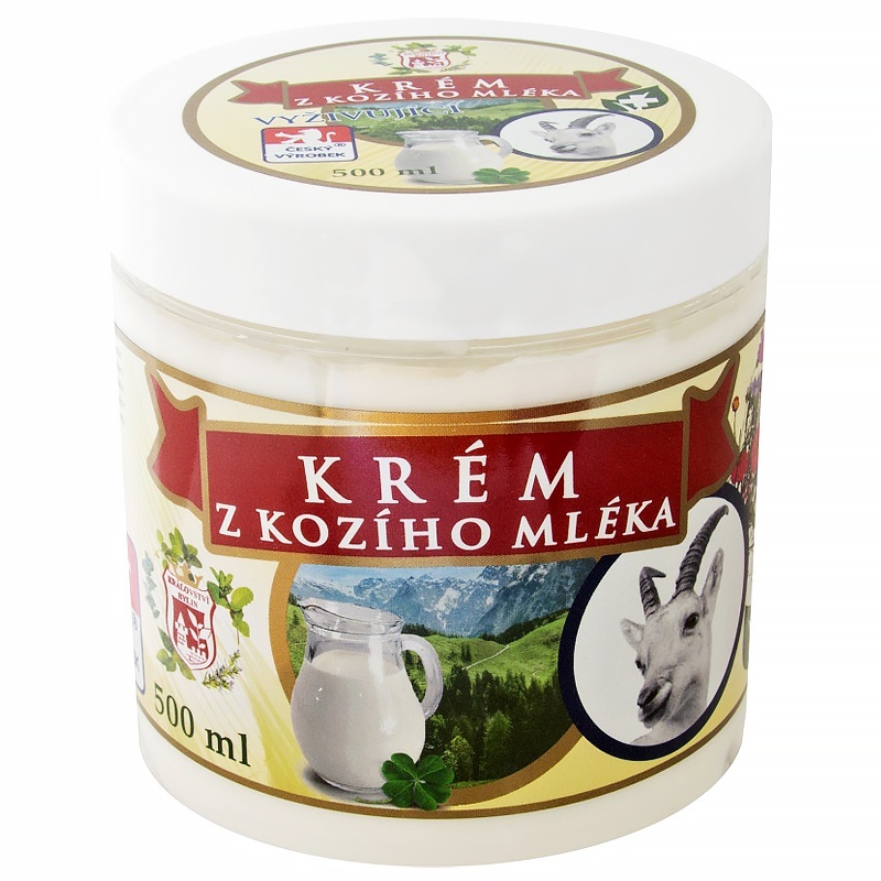 Fresh Air vyživující krém z kozího mléka 500 ml