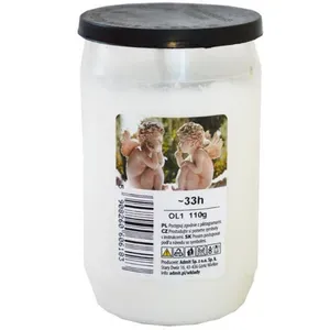 Admit Olejová svíce, 110 g, OL-1, bílá