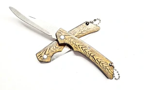 Kapesní zavírací nůž QiiM 73015, 16cm, hnědý