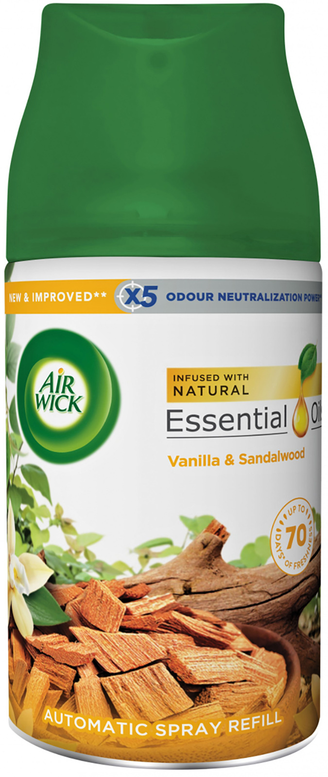 Air Wick Freshmatic náplň do osvěžovače Vanilla & Sandalwood 250 ml