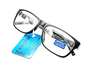 Dioptrické brýle na dálku SURGLASS DE LUXE, mínusové -2.00 dioptrie, černé plastové unisex rámečky