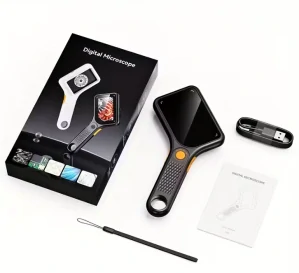 Nakida i380 digitální mikrolupa (mikroskop) 500×, 3" LCD, USB-C, PC připojení