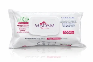 Madam Home Easy Clean Čisticí a úklidové ubrousky s bílým octem a sodou, 100 ks