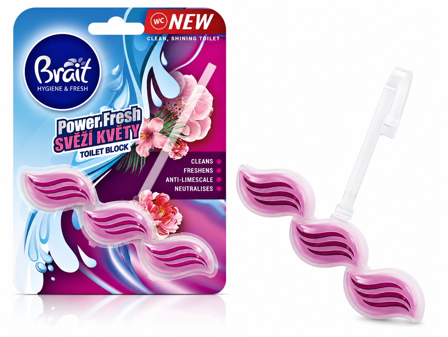 Brait WC Power Fresh květy 39 g