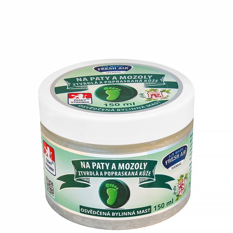 Fresh Air bylinná mast na paty a mozoly 150 ml