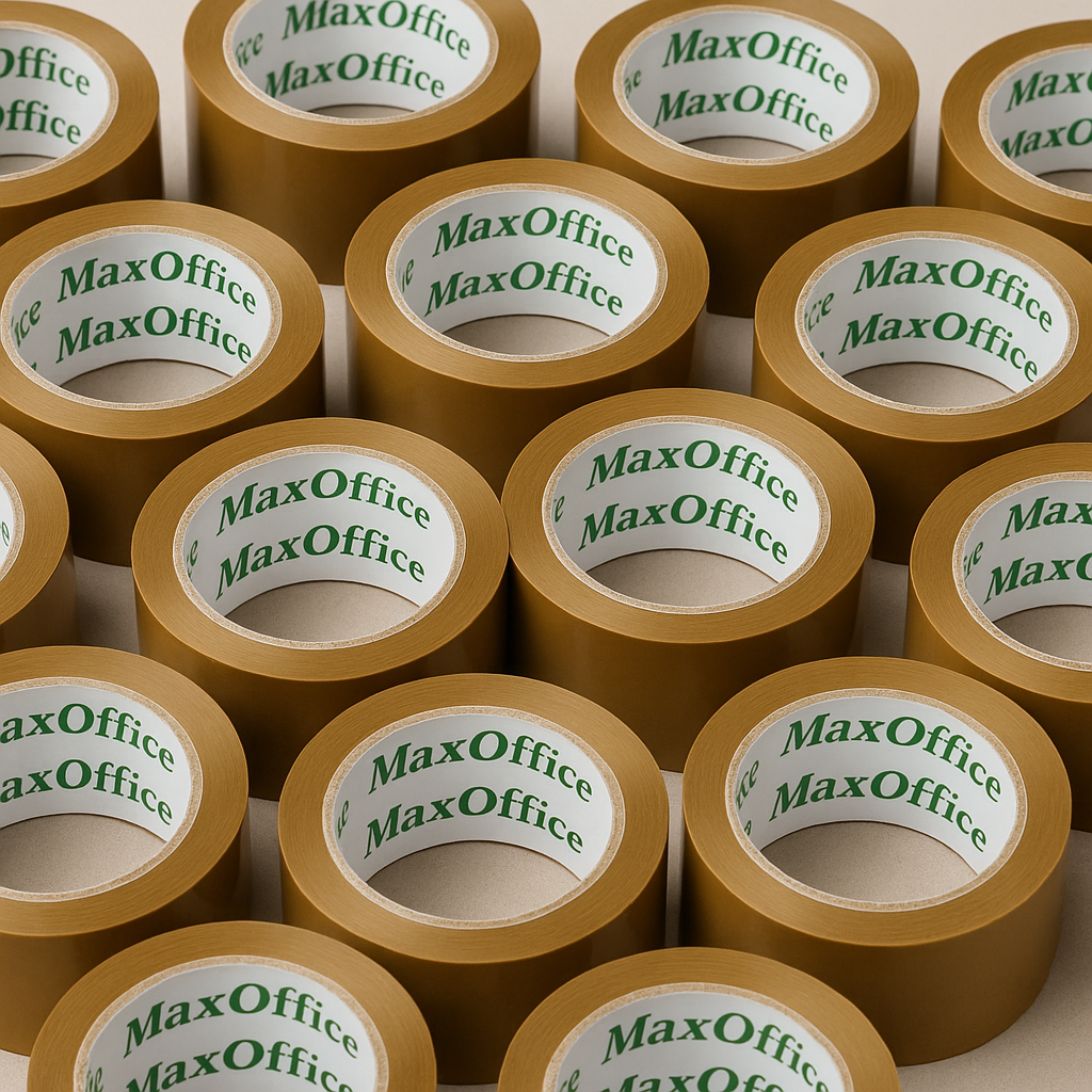 MaxOffice lepicí páska hnědá 48 mm x 66 m, všestranné použití