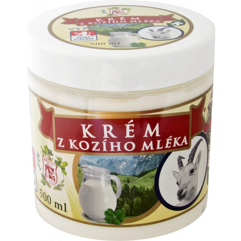 Fresh Air vyživující krém z kozího mléka 500 ml