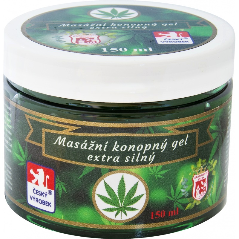 Fresh Air Cannabis masážní konopný gel Extra silný 150 ml