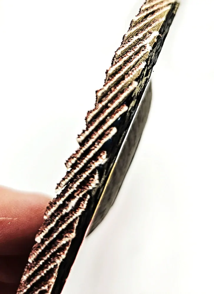 Eurosonic Lamelový Brusný Kotouč, 125x22,2mm, Zrnitost A60, na Kov, Dřevo a Plast