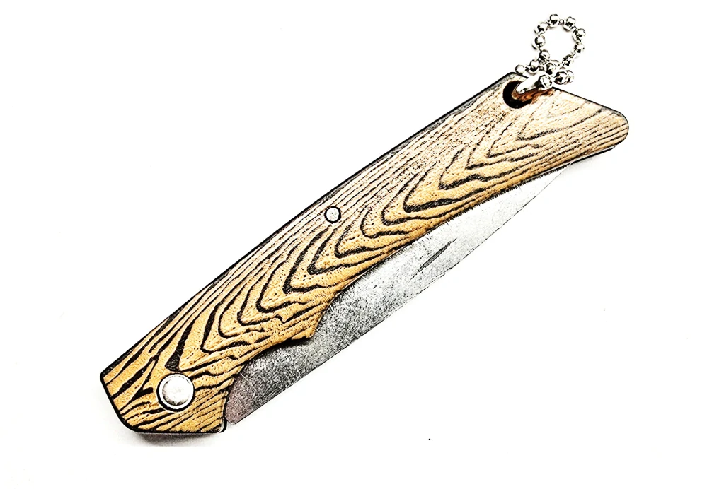 Kapesní zavírací nůž QiiM 73015, 16cm, hnědý