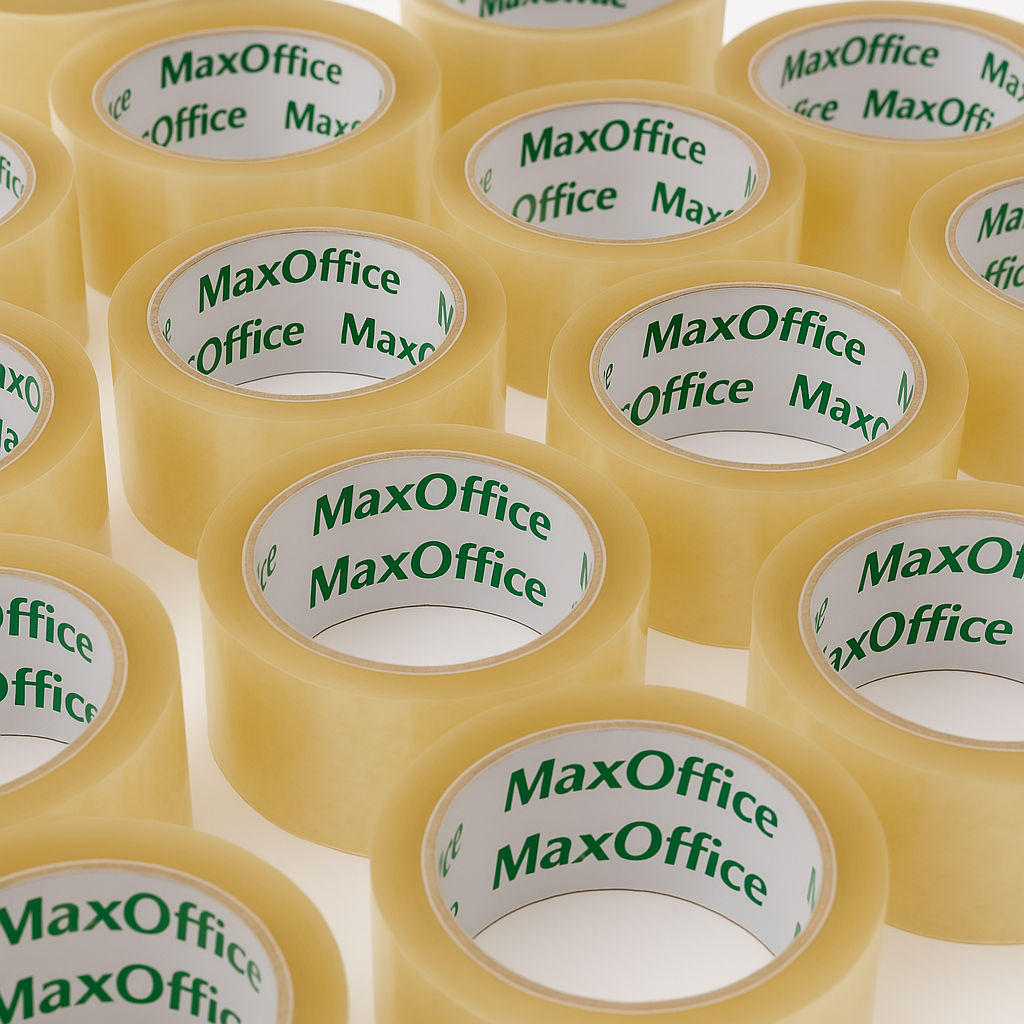 MaxOffice lepicí páska transparentní 48 mm x 66 m, všestranné použití