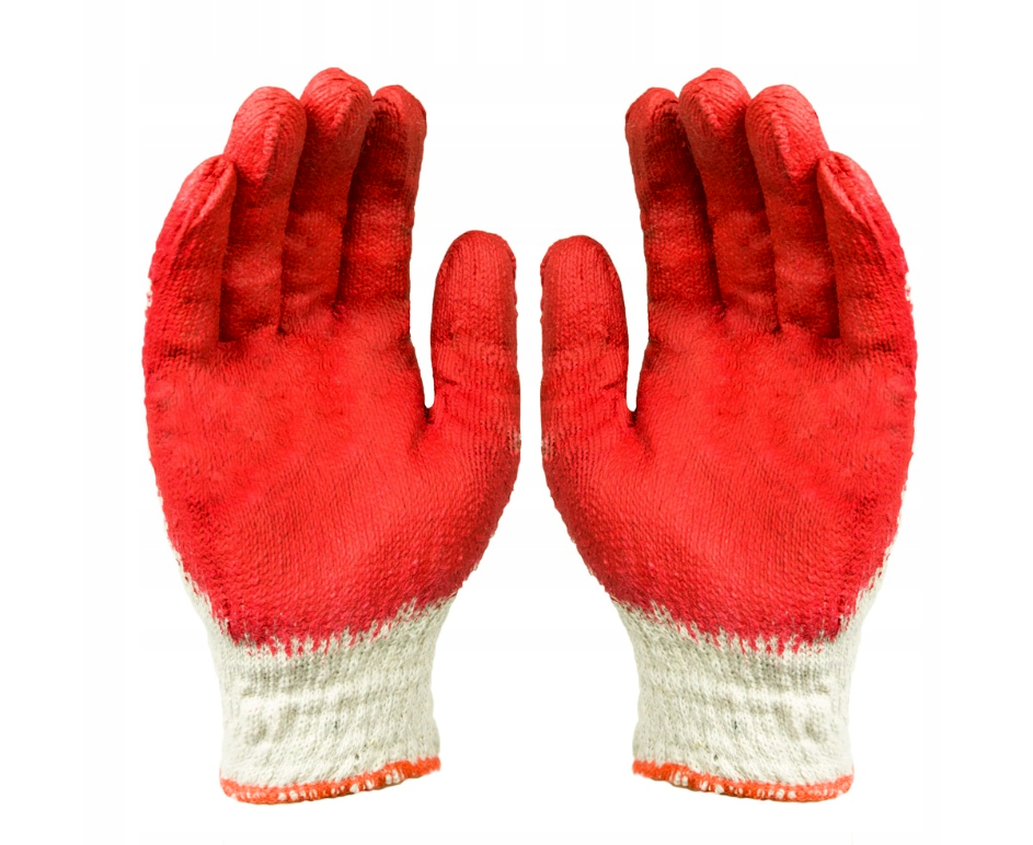 Pracovní rukavice Ochranné latexové UPÝRKY | Velikost 10 XL | Zahradní montážní rukavice s certifikací CE, EN ISO 21420