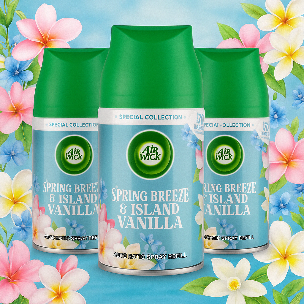 AIR WICK náplň Spring freeze & Island vanilla 250 ml