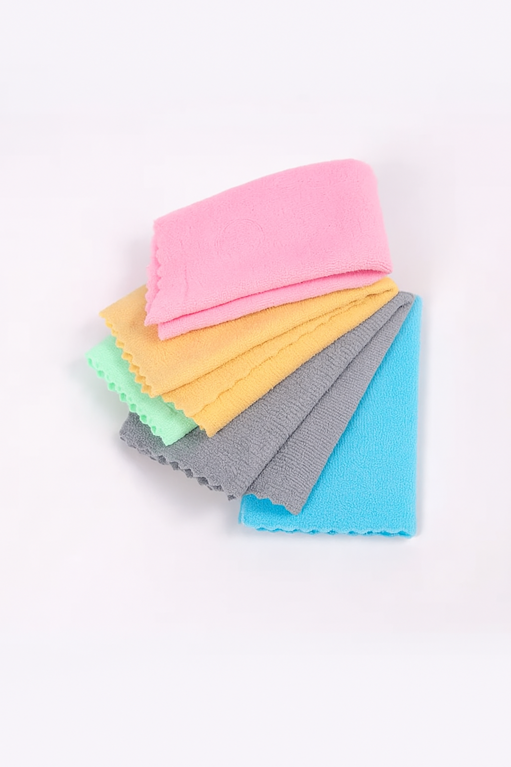 Global QQ18203 – Čisticí utěrky z mikrovlákna 5 ks (40x40 cm), univerzální hadříky na úklid kuchyně, koupelny, oken a domácnosti