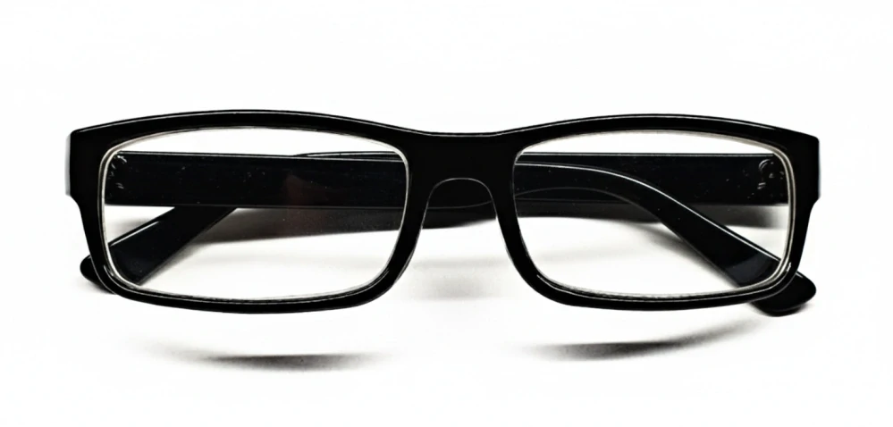 Dioptrické brýle na dálku QiiM 1137, dioptrie -0.50, unisex, černé plastové rámečky