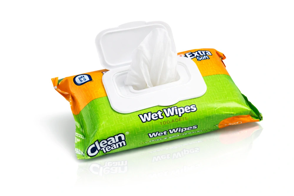 Clean Team vlhčené ubrousky Extra Soft pH 5,5 bez parabenů a alkoholu 100 ks