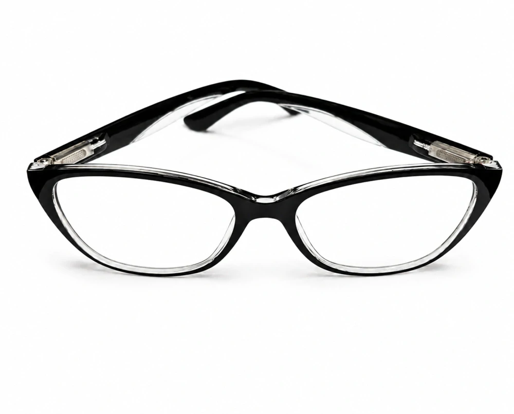 Dioptrické brýle JingGlass DE LUXE TL8822 Flexi, černé, plastové, (+2,50 dioptrie), unisex