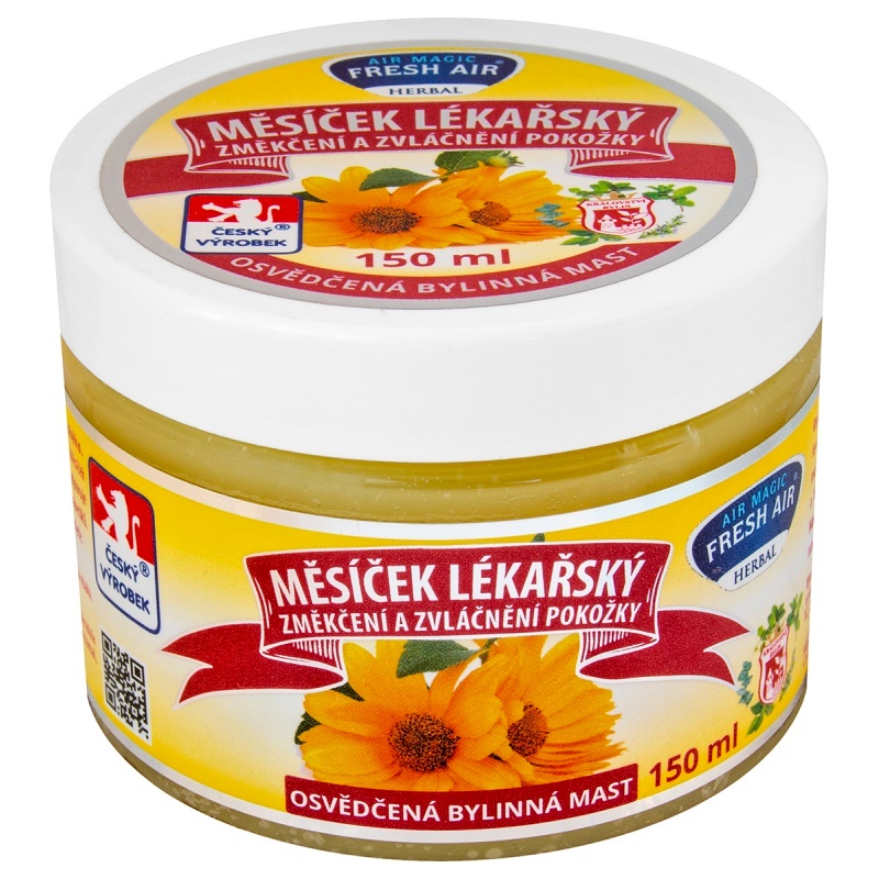 Fresh Air bylinná mast Měsíček lékařský 150 ml