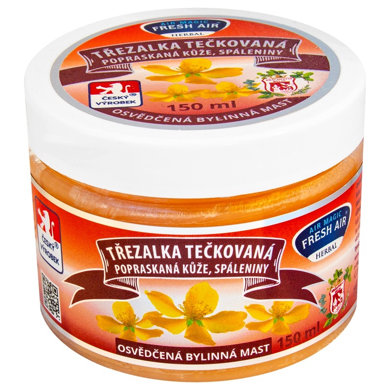 Fresh Air bylinná mast Třezalka tečkovaná 150 ml