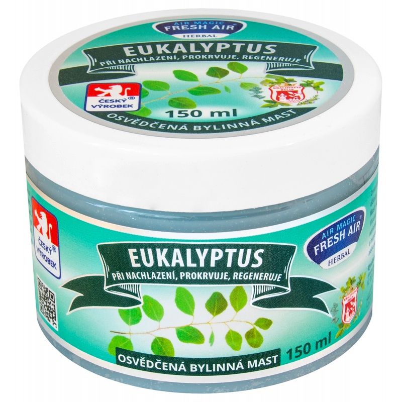 Fresh Air bylinná mast Eukalyptus 150 ml