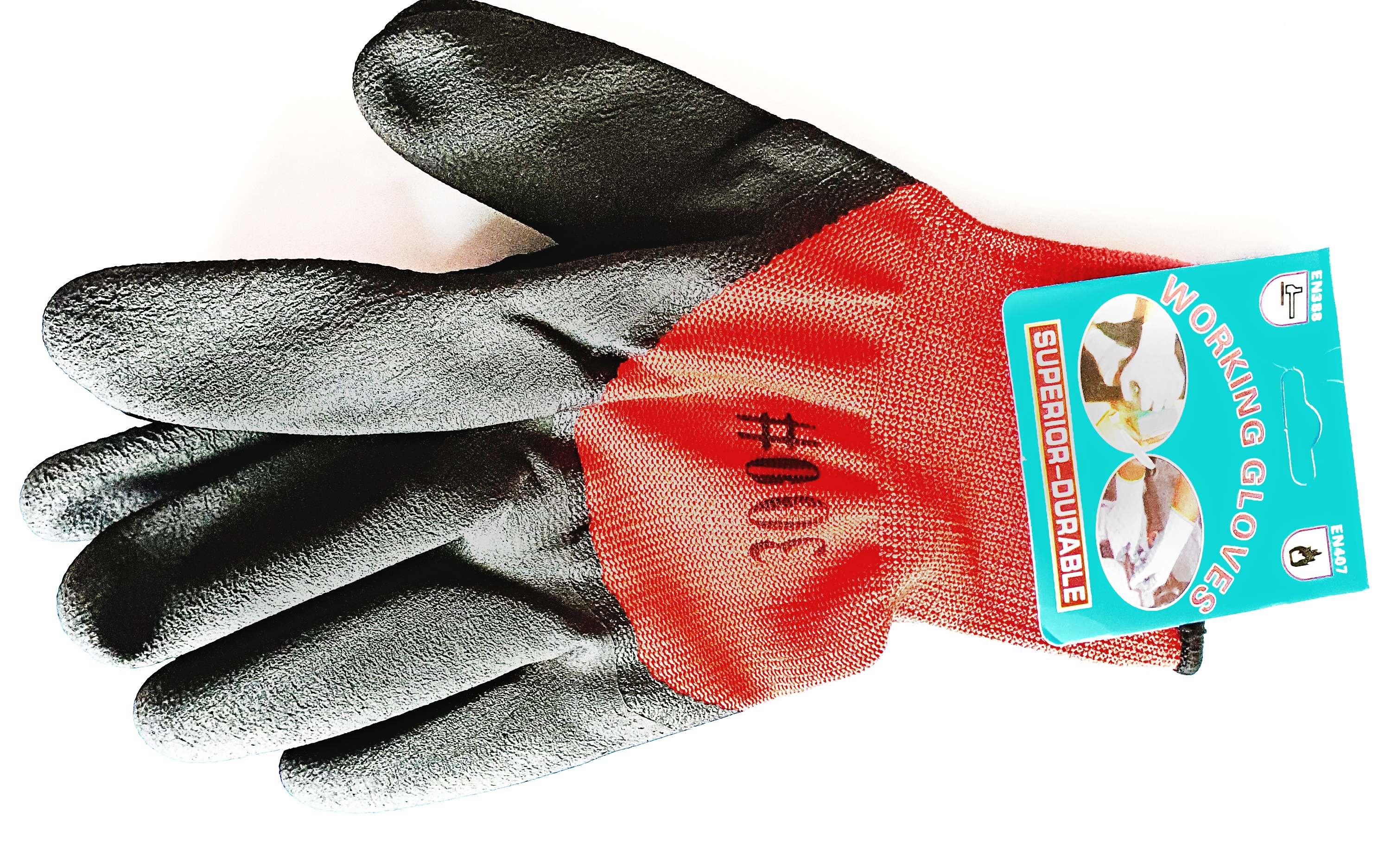 QiiM PR 010 – bezešvé pracovní rukavice s nitrilovým povrchem, vel. 10