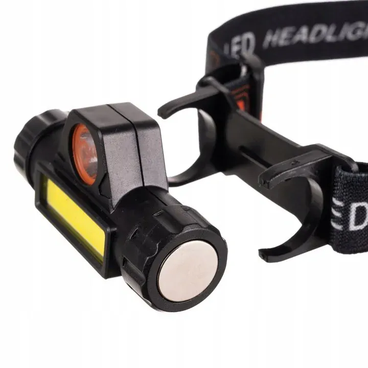 Čelová svítilna Nakida TK-026, CREE XPE+COB, nabíjecí USB