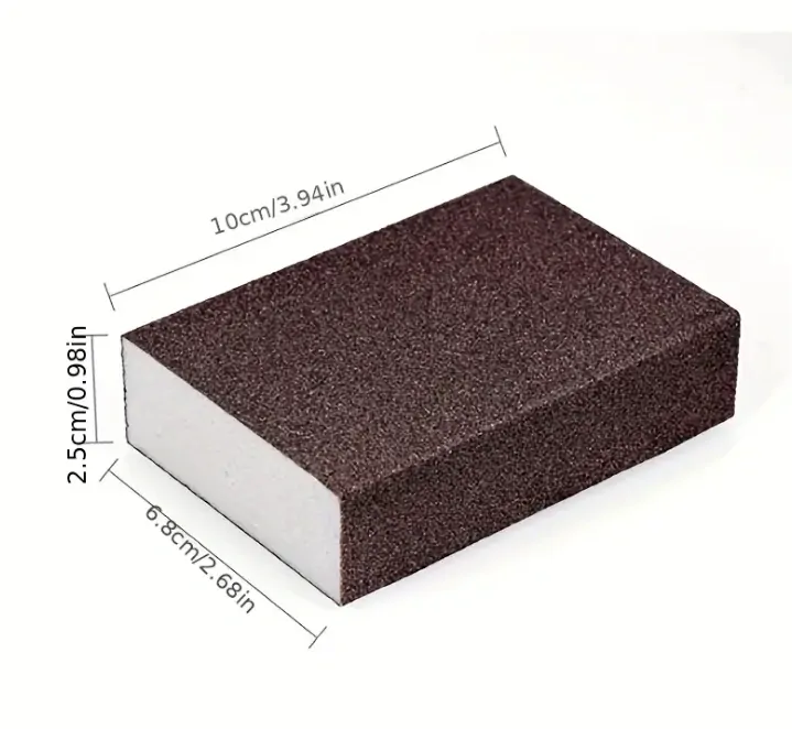 QiiM Magic - Magická houbička na nádobí, hnědá, 5ks