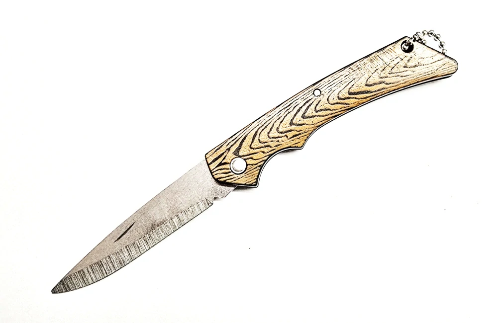 Kapesní zavírací nůž QiiM 73015, 16cm, hnědý