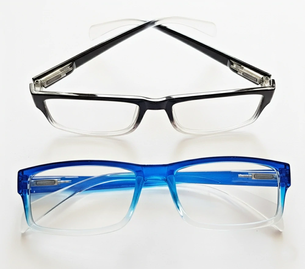 Dioptrické brýle na čtení QiiM Flexi TK-1207, plastové unisex, +1,0 dioptrie