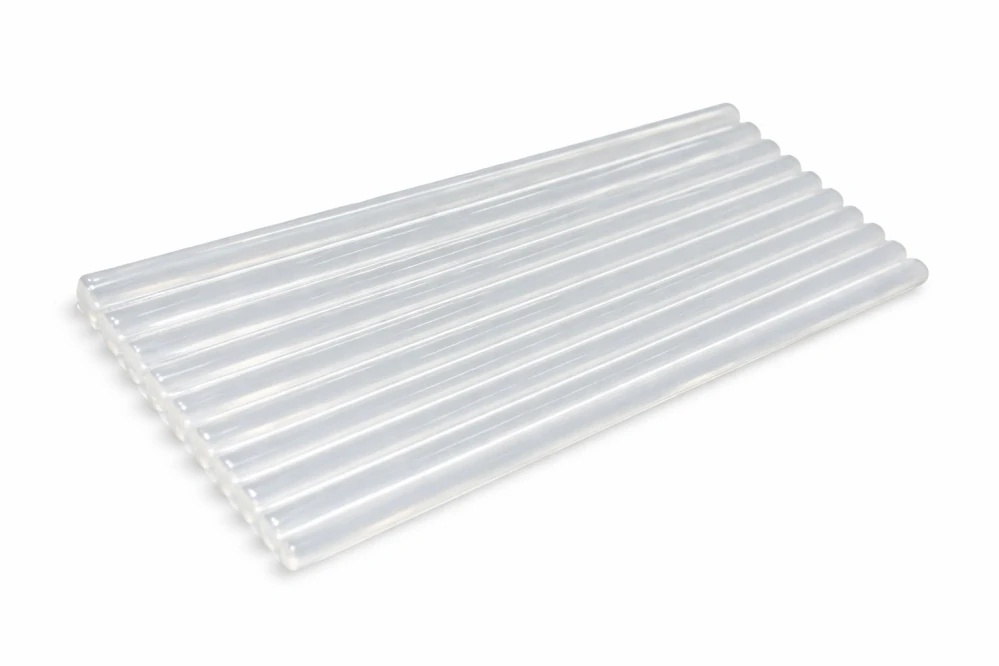 QiiM transparentní tavné lepící tyčinky 7 mm 200 mm do tavné pistole 10 ks
