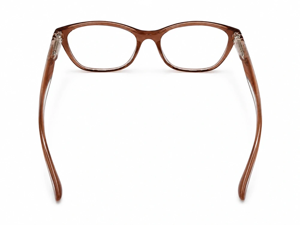 Dioptrické brýle JingGlass DE LUXE TL8822 Flexi, hnědé, plastové, (+1,00 dioptrie), unisex