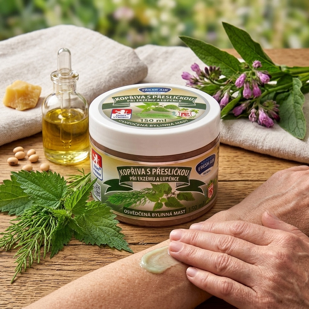 Fresh Air bylinná mast Kopřiva s přesličkou 150 ml