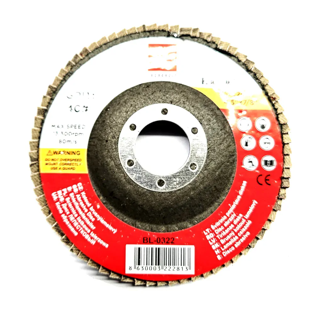 Skládaný lamelový brusný kotouč Eurosonic 115x22,2mm, A40