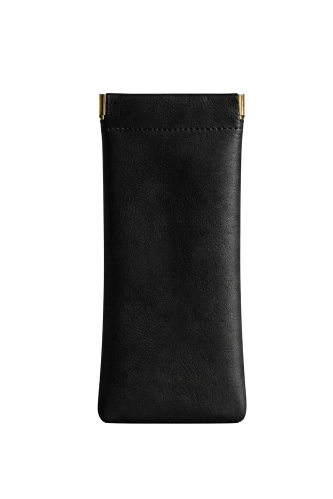 Nakida Ek-009 Měkké pouzdro na brýle s pružinou - černá