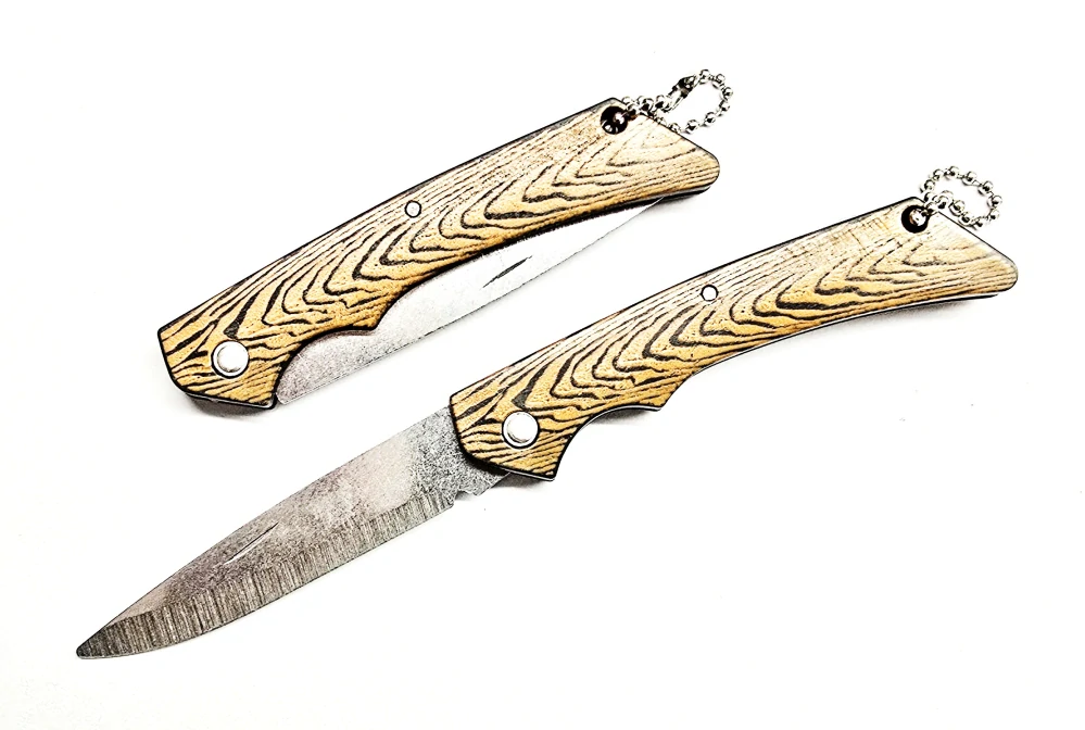 Kapesní zavírací nůž QiiM 73015, 16cm, hnědý