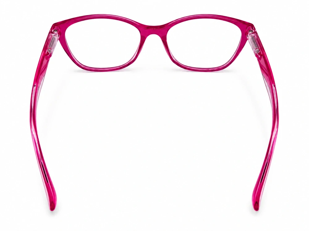 Dioptrické brýle JingGlass DE LUXE TL8822 Flexi, růžové, plastové, (+4,00 dioptrie), dámské
