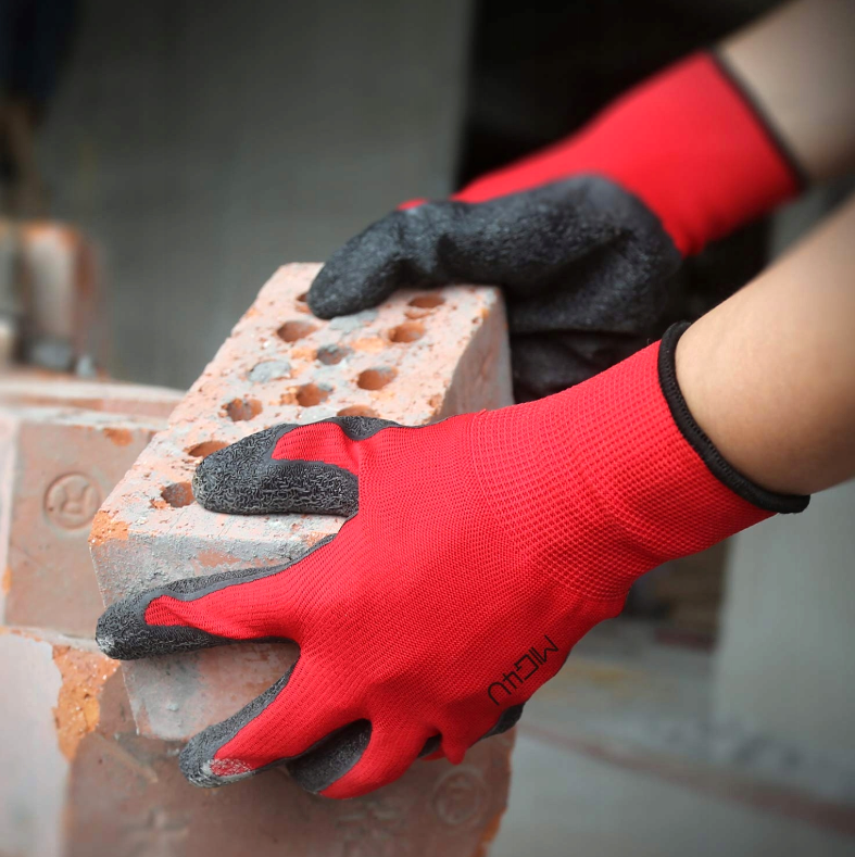 Pracovní rukavice Nakida R2001 | červeno-černé | vel. 11 (XXL) | latexové