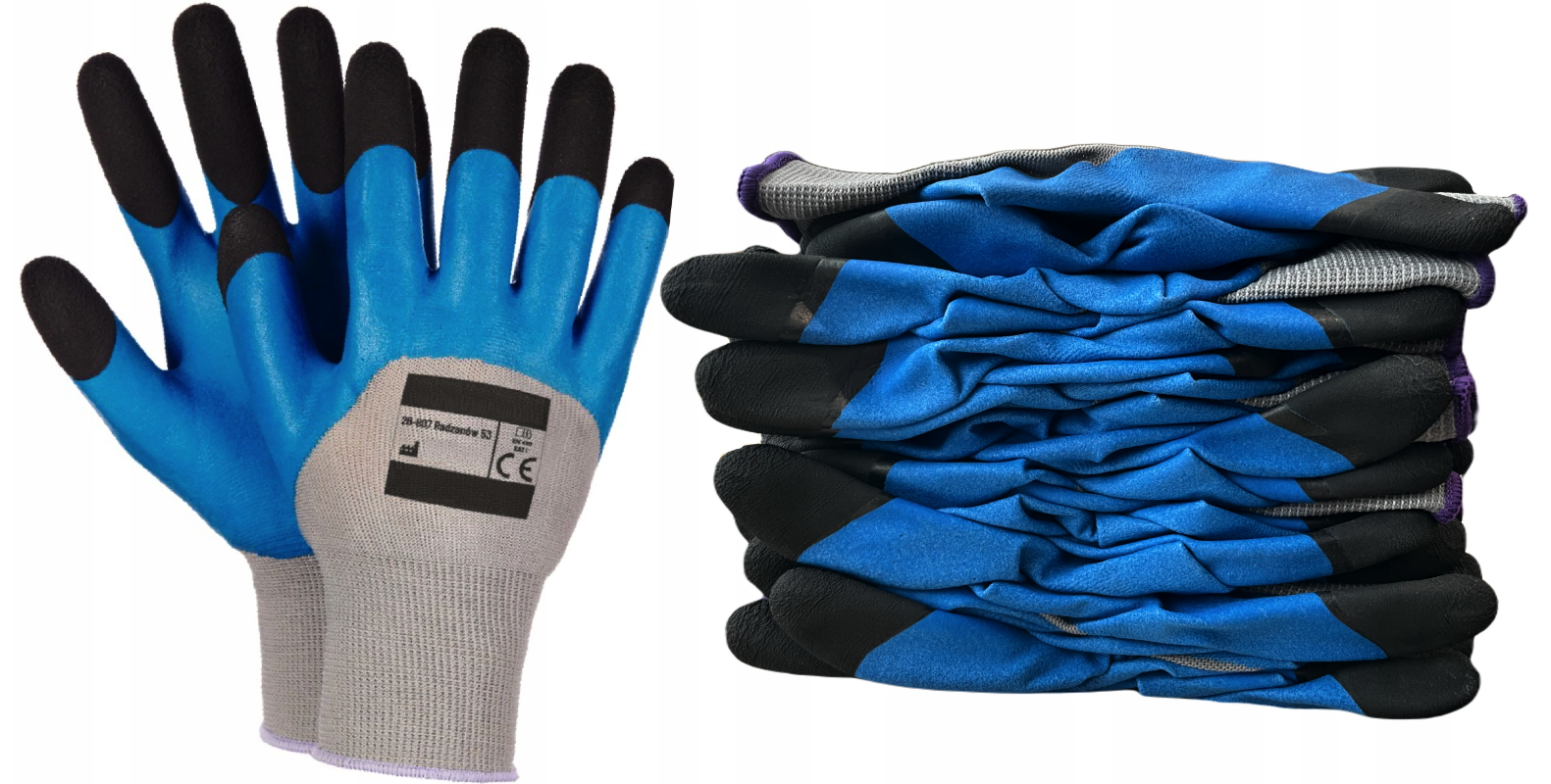 Pracovní rukavice M-Glove L2005 latexové pěnové voděodolné vel. 11 (XXL)