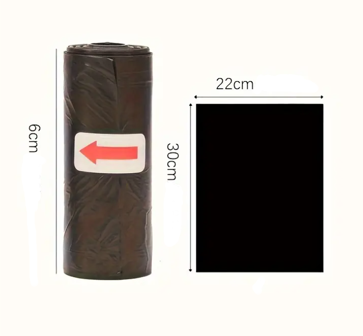 Nakida Sáčky na psí exkrementy extra pevné, 15 ks v roli