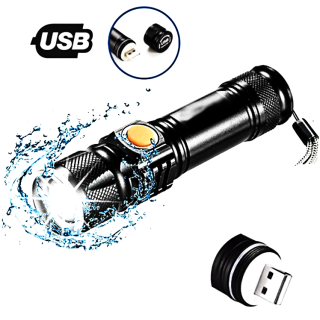 Svítilna QiiM WN31 kapesní nabíjecí 3W 200lm USB Li-ion