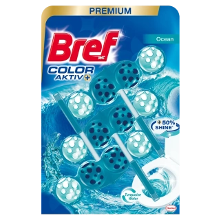 Bref Color Aktiv WC blok Ocean Turquoise water 3 x 50 g - BARVÍCÍ