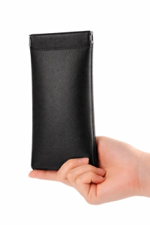 Nakida Ek-009 Měkké pouzdro na brýle s pružinou - černá