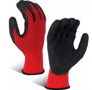 Pracovní rukavice Nakida R2001 | červeno-černé | vel. 11 (XXL) | latexové