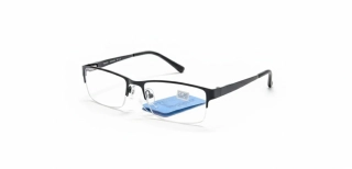Dioptrické brýle SURGLASS DE LUXE TR-230 kovové černé -1,00 dioptrie, DO DÁLKY, unisex