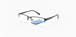 Dioptrické brýle SURGLASS DE LUXE TR-230 kovové černé -1,50 dioptrie, DO DÁLKY, unisex