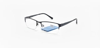 Dioptrické brýle SURGLASS DE LUXE TR-230 kovové černé -2,00 dioptrie, DO DÁLKY, unisex