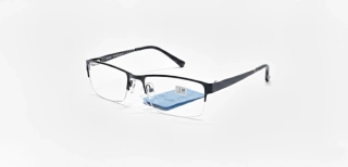 Dioptrické brýle SURGLASS DE LUXE TR-230 kovové černé -3,50 dioptrie, DO DÁLKY, unisex
