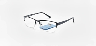 Dioptrické brýle SURGLASS DE LUXE TR-230 kovové černé -4,00 dioptrie, DO DÁLKY, unisex